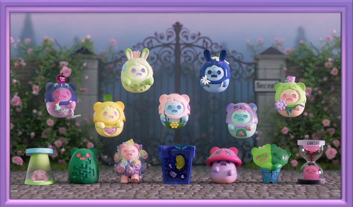 Shinwoo Baby Ghost Bear The Secret Bear Garden Blind Box