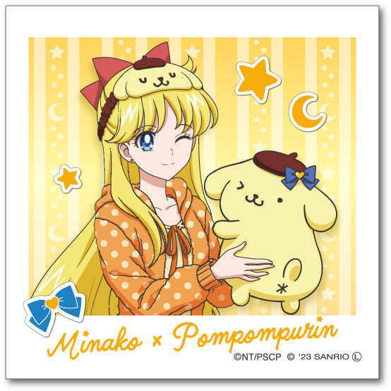 PomPomPurin x Pretty Guardian Sailor Moon Sticker