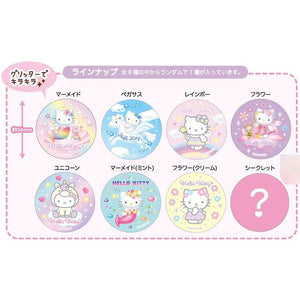 Hello Kitty Fantasy Sparkly Tin Badge Blind Box