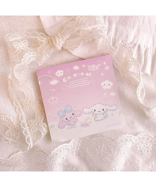 ARomantic Cinnamoroll & Poron Memo Pad [Pink]