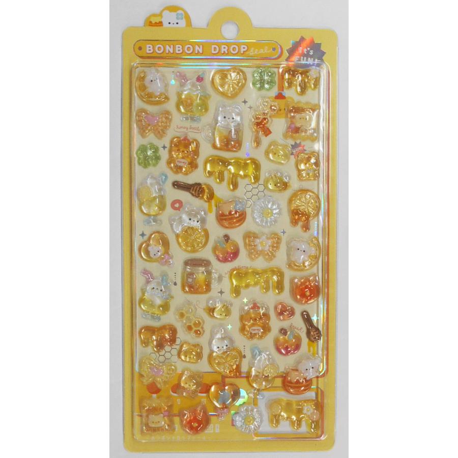 Honey Bear Bonbon Drop 3D Sticker