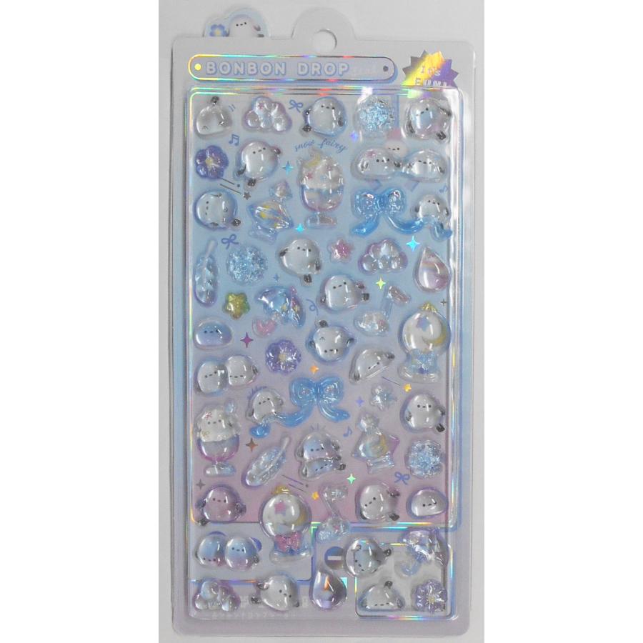 Bonbon Drop 3D Sticker [Blue]