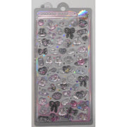 Bonbon Drop 3D Sticker [Monochrome Bunny]