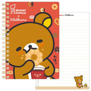 Rilakkuma x Mister Donut B6 Notebook A