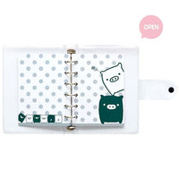 Monochrome Boo Sticker Seal Binder
