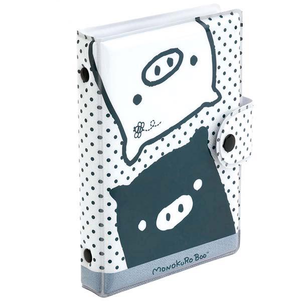 Monochrome Boo Sticker Seal Binder