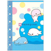Mamegoma 6-Ring Sticker Notebook
