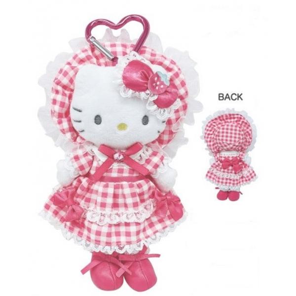 Hello Kitty Style Up Lolita Plush Mascot [Red]