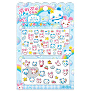 Chururin Heisei Petit 3D Sticker [Blue]