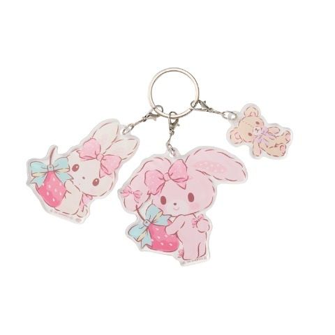 Bonbonribbon Triple Acrylic Bag Charm