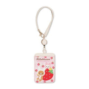 Rilakkuma Strawberry Reel Pass Case