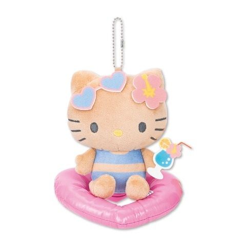 Tan Hello Kitty Floatie Mascot Plush
