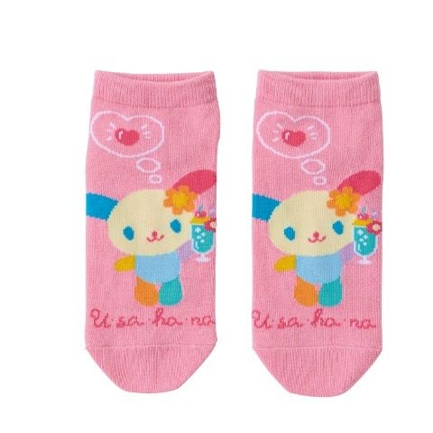 Usahana Sneaker Socks [Pink]
