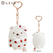 Sumikko Gurashi x Sakuma Strawberry Milk Candy Shirokuma Plush Mascot