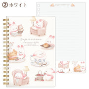 Sugarcocomuu "Day Off" B6 Ring Notebook B