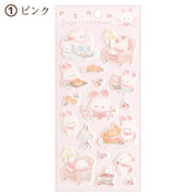 Sugarcocomuu "Day Off" Puff Sticker Sheet A
