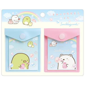 Sumikko Gurashi Bubbles Memo & Case Set