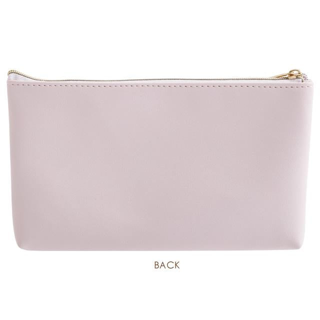 "Basic Rilakkuma Flower" Mesh Pen Pouch [Purple]