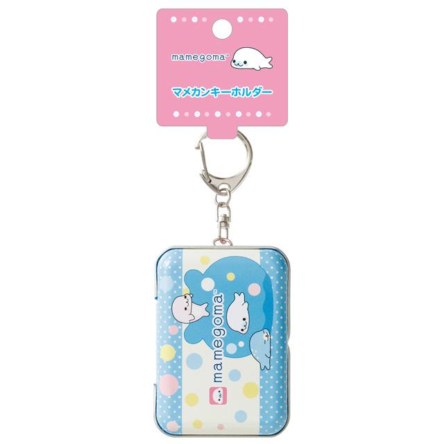 San-X Mamegoma Tin Keychain