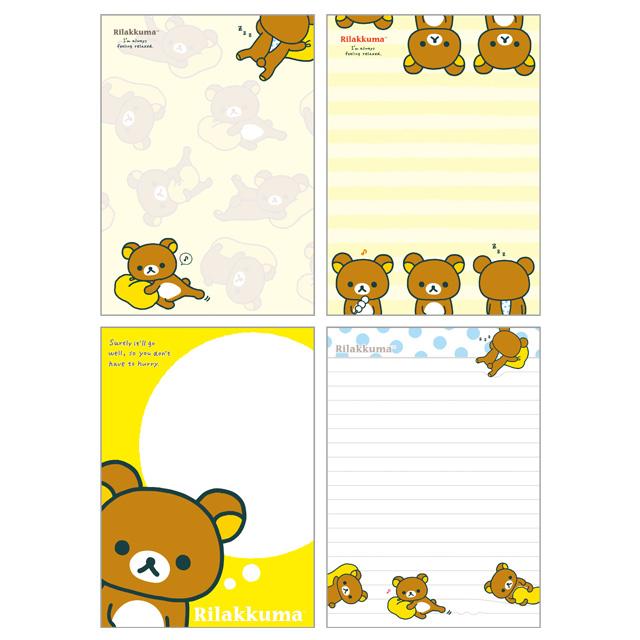 Rilakkuma Standard Memo Pad