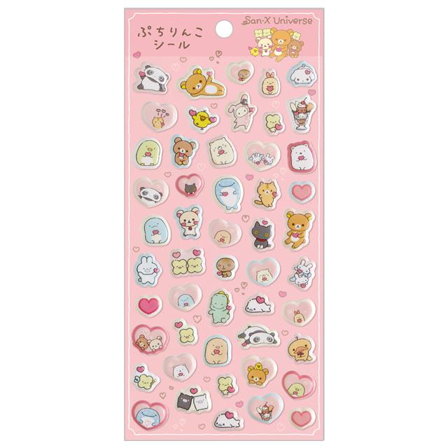 San-X Universe Heart Character Mix Fluffu Sticker