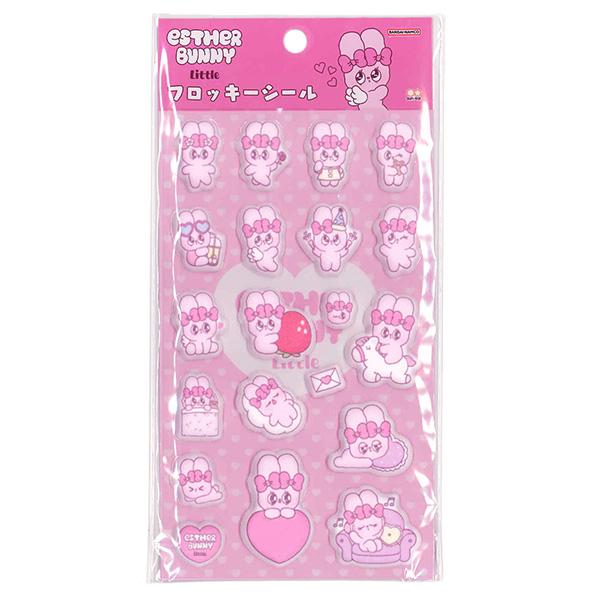 Esther Bunny Puffy Sticker [Pink]
