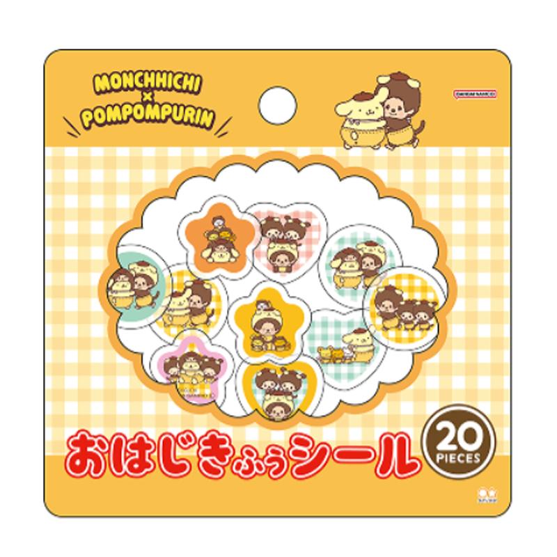 Monchhichi X PomPomPurin Marble Sticker A