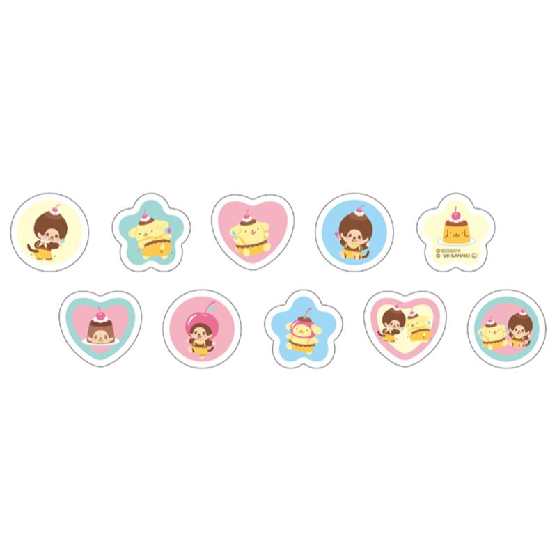 Monchhichi X PomPomPurin Marble Sticker B