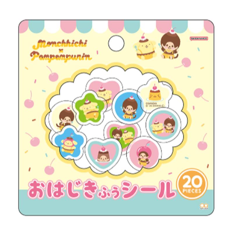 Monchhichi X PomPomPurin Marble Sticker B