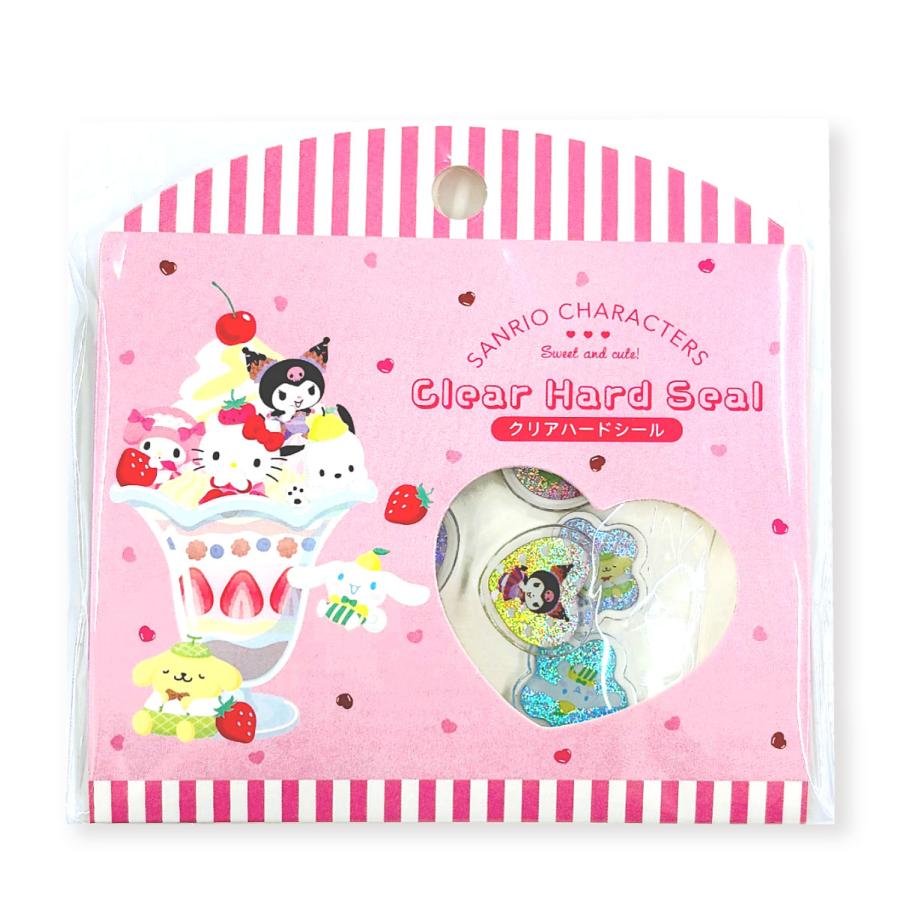 Sanrio Glitter 3D Sticker Pack [Parfait]
