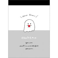 Obakenu Heart Mini Memo Pad
