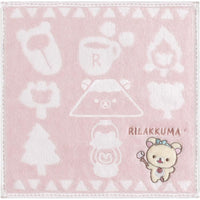 Rilakkuma Komorebi Camp Petite Towel Pink