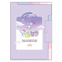 Sanrio Purple Sky Multi Clip Folder