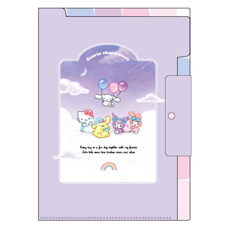 Sanrio Purple Sky Multi Clip Folder