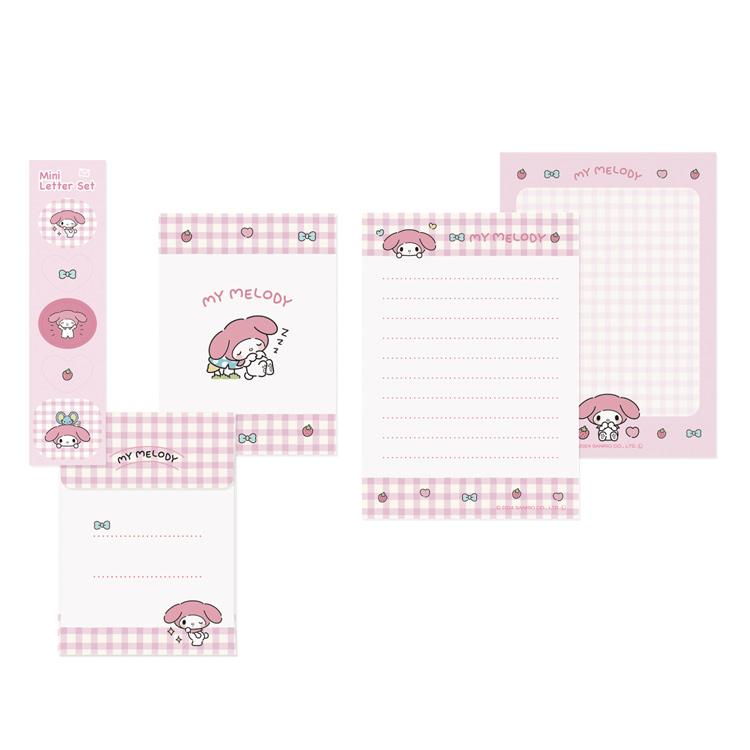 My Melody Mini Gingham Letter Set