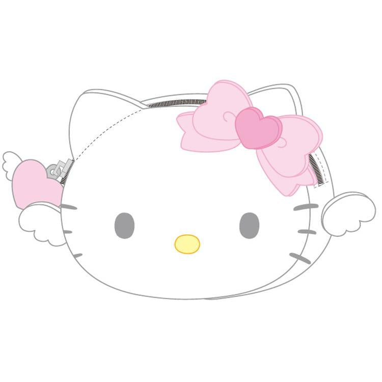 Hello Kitty 90s Face Pouch [Pink Angel] | Charms LOL