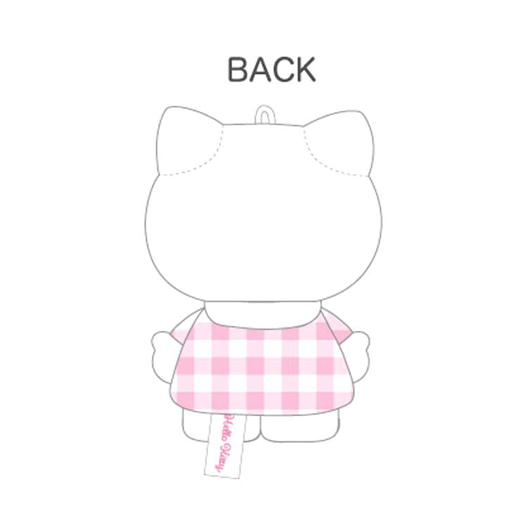 Hello Kitty 90s Reel Mascot Plush [Cherry Pink]