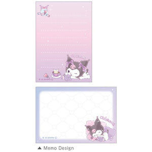 Kuromi & Baku Afternoon Tea Mini Memo Pad
