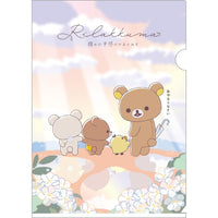 Rilakkuma "Rainy To Sunny Days" A4 Clear File B
