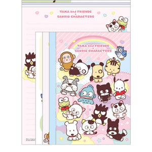 Tama & Friends x Sanrio Characters Letter Set