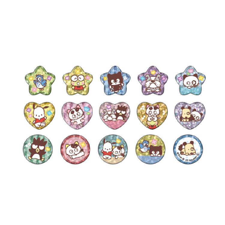 Sanrio Characters x Tama & Friends Marble Sticker [Blue]