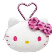 Hello Kitty Cheetah Face Pouch w/ Carabiner