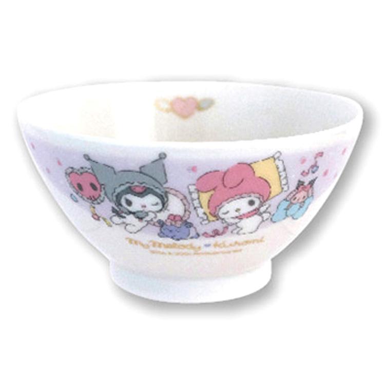 My Melody 50th Anniversary & Kuromi 20th Anniversary Rice Bowl [Purple]