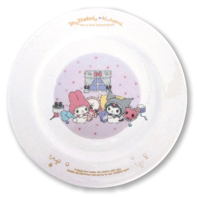 My Melody 50th Anniversary & Kuromi 20th Anniversary Plate [Purple]