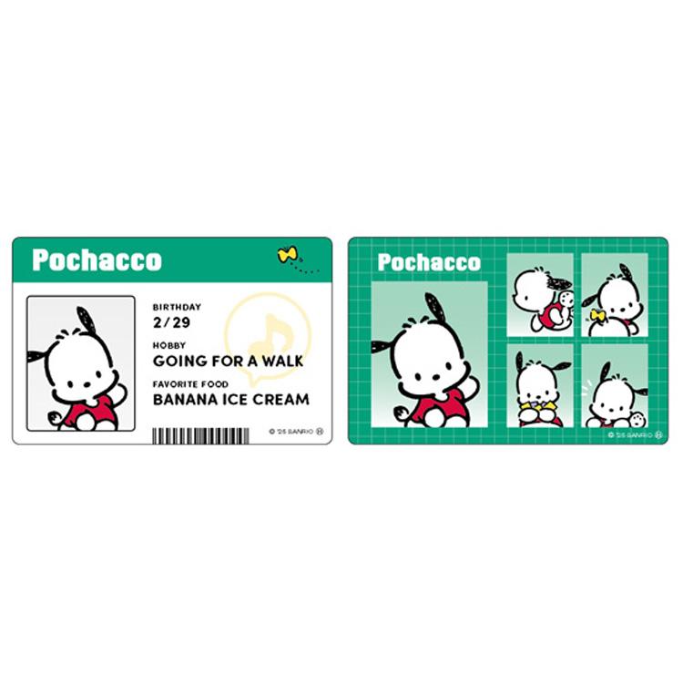 Pochacco ID Card Sticker Set