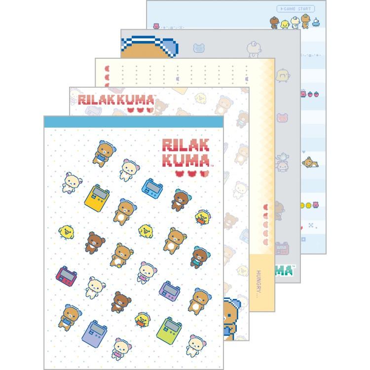 Rilakkuma Pixel Art Memo Pad