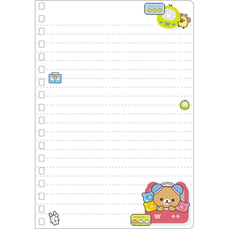 Rilakkuma Pixel Art B6 Notebook B