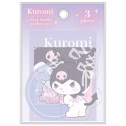 Kuromi Ballet Core Clear Matte Sticker Set