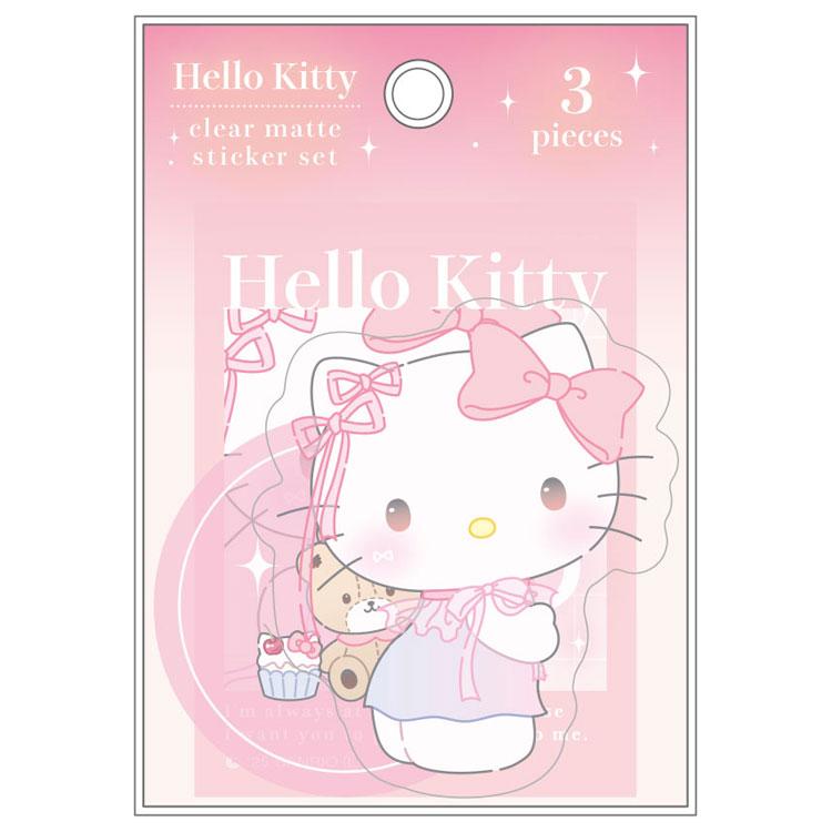 Hello Kitty Ballet Core Clear Matte Sticker Set