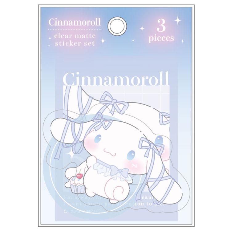 Cinnamoroll Ballet Core Clear Matte Sticker Set